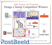 100 Years Cinema design a stamp s/s