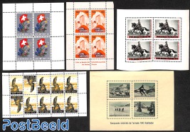 5 s/s Military stamps