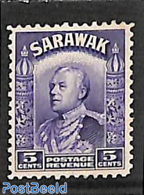Sarawak, 5c, Stamp out of set