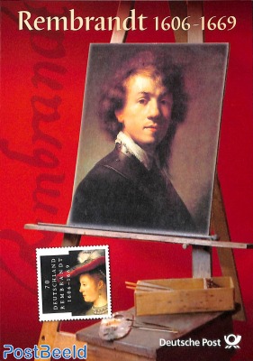 Special folder with stamps; Rembrandt