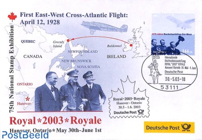 Cover; First East-West Atlantic flight