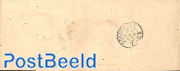 folding cover from Amsterdam to Alblasserdam via Dordrecht (see postmark).  Drukwerkzegen cijfer 1/2